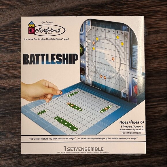 Colorforms Classic Board Games Set - Sorry! Monopoly & Battleship - Ages 6+ - St - Picture 3 of 11